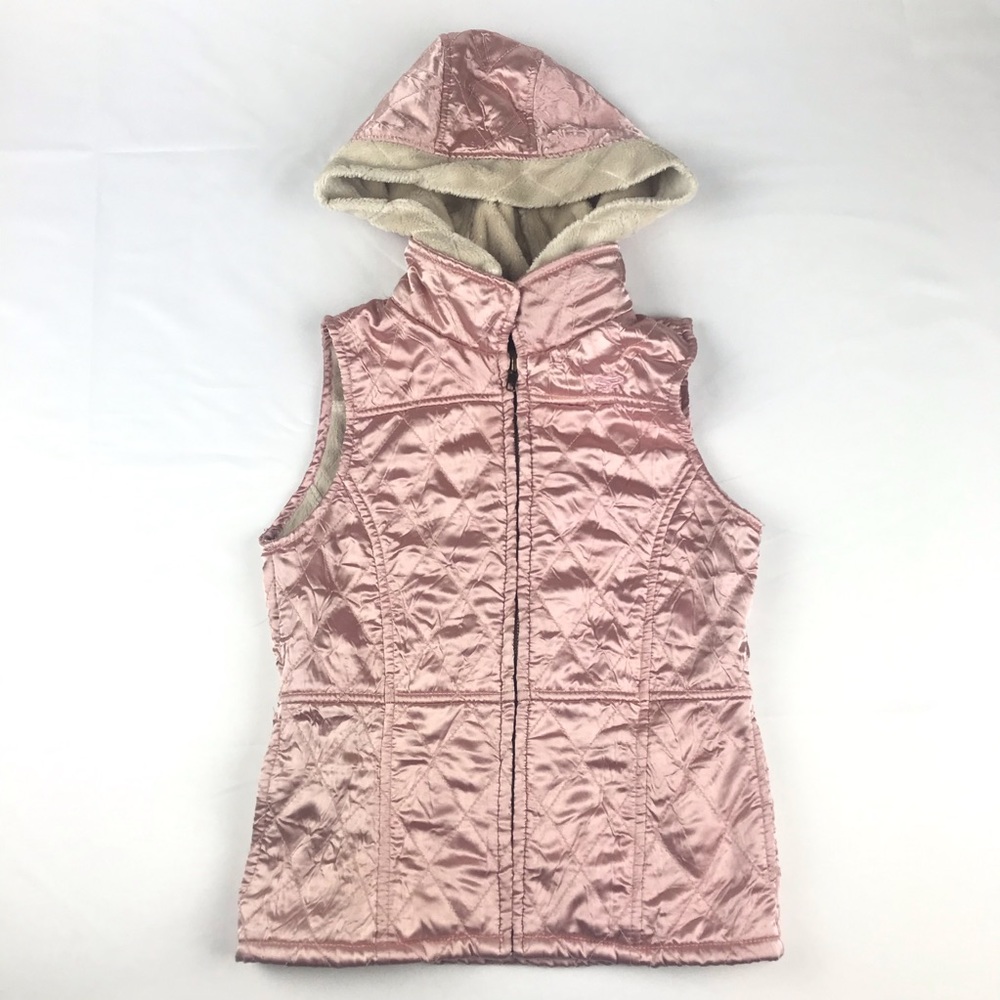 Light Pink Vest Removable Hood Sz L large